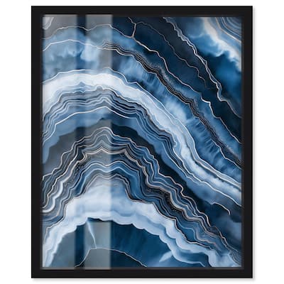 Azure Abyss Layers Shadowbox by Art Remedy