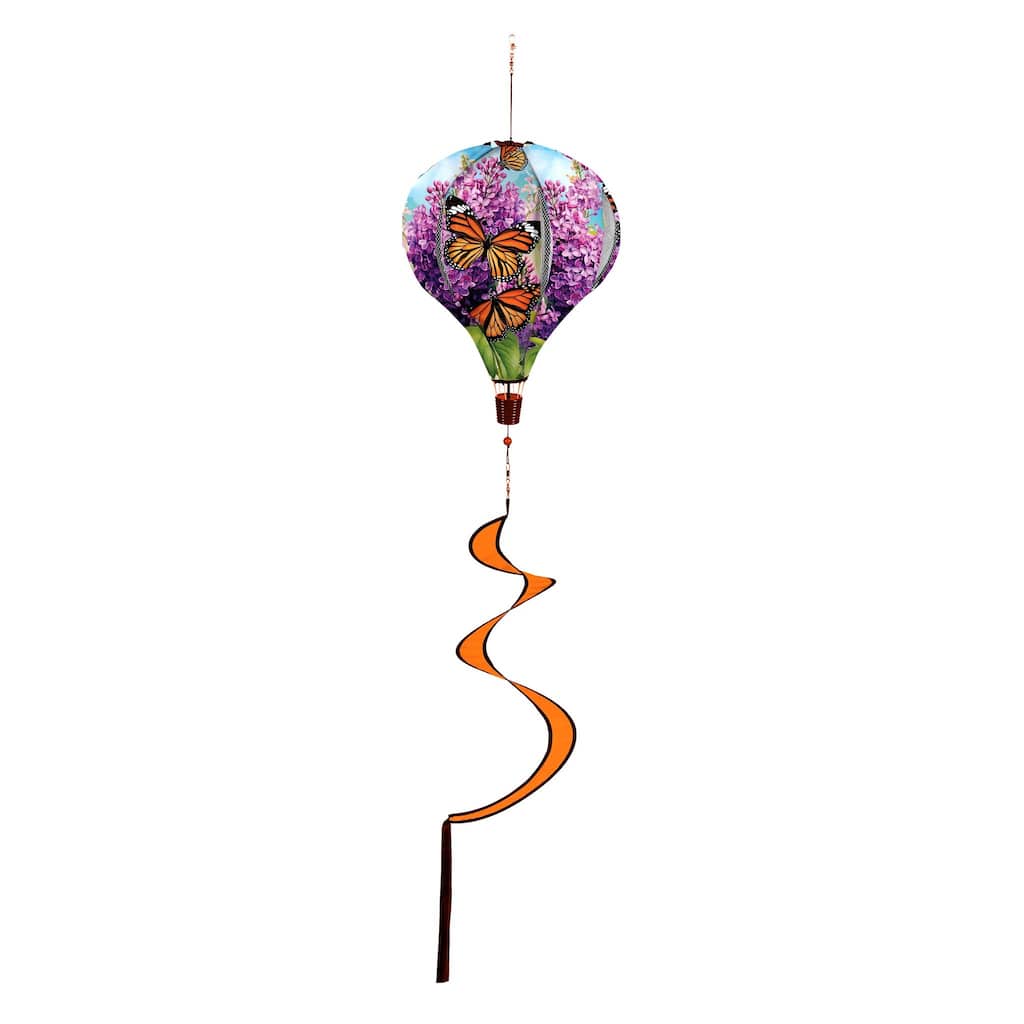 55 in. Lilac & Butterfly Balloon Spinner