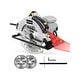 Saws that Match Electric Rebar Cutter Blade, Hard Hydraulic Rebar Blade Replacement Jaw Blades with Hexagon Screw and Spring Washer - 6 PCS