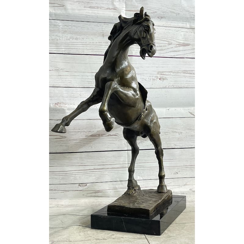 Sergeant Reckless Usmc Marine Corps War Horse Mare Bronze Metal Sculpture Statue