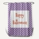preview thumbnail 1 of 1, Halloween Happy Halloween Checks Shower Curtain Orchid