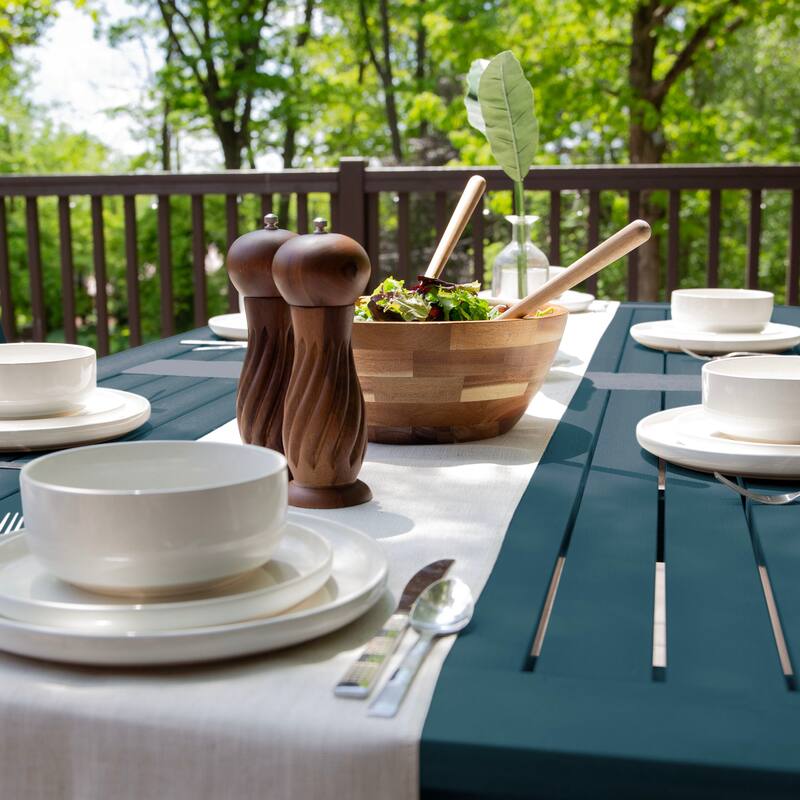 Lehigh 7-piece Outdoor Dining Set - 42" x 84" Table, Dining Height