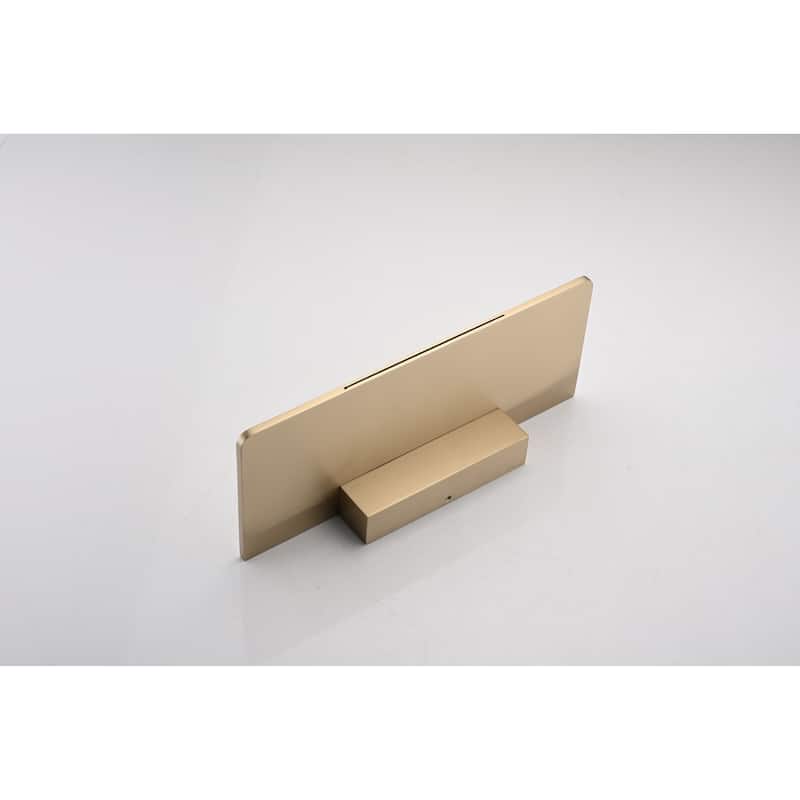Modern Single Handle Wall Mounted Bathroom Sink Faucet with Ceramic Valve Core, Rust, Corrosion and Leak Proof