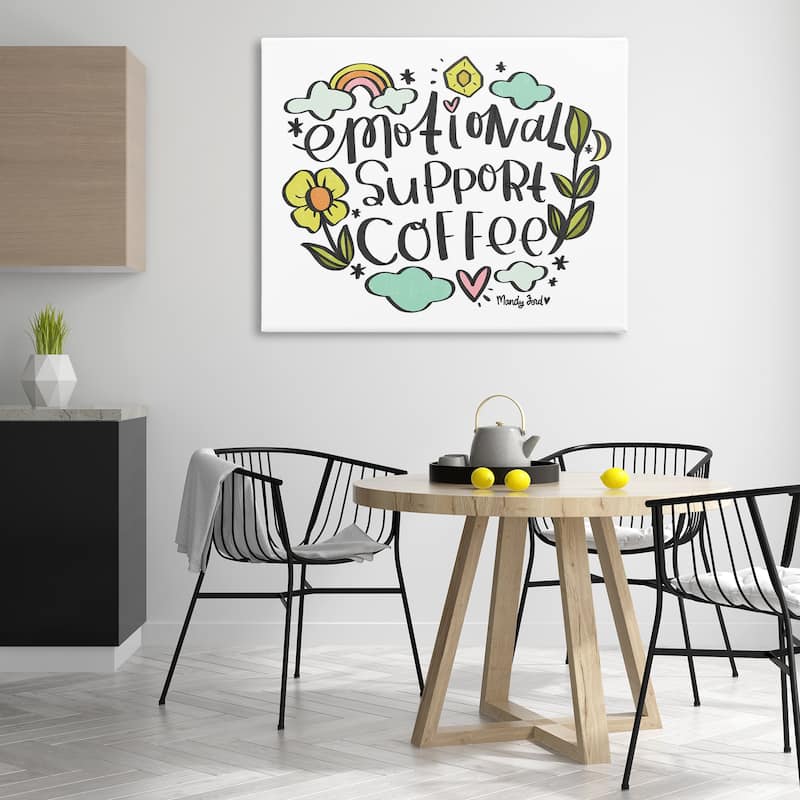 Stupell Motivational Support Coffee Canvas Wall Art Design By Mandy Ford Art + Illustration