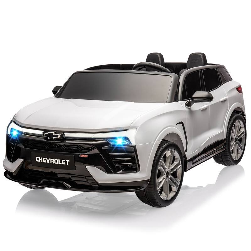 24V 2-Seater SUV Licensed Chevrolet Blazer Ride On Toy - White