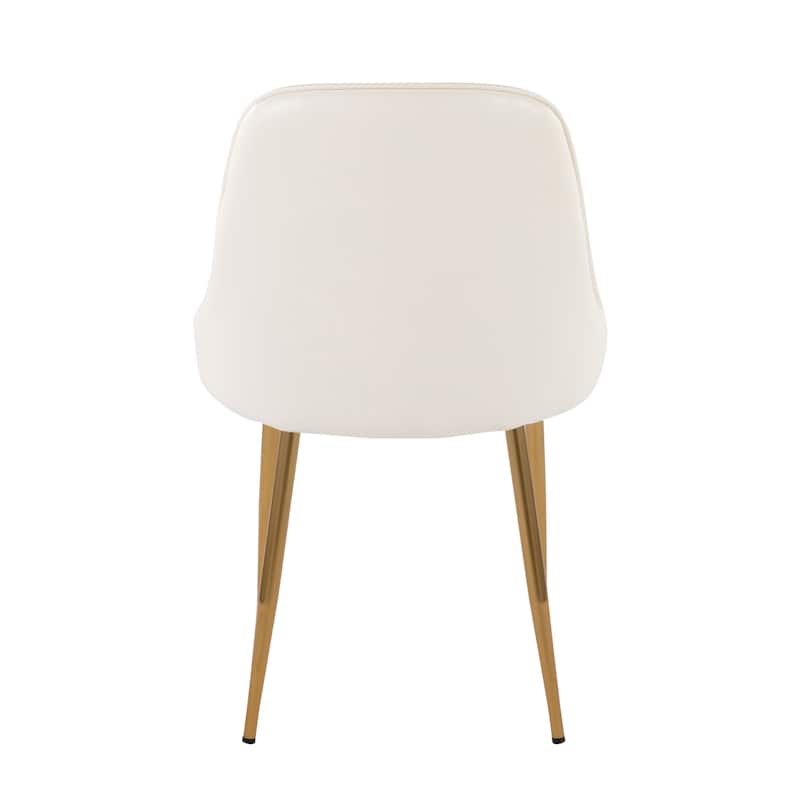 Silver Orchid Naldi Faux Leather Dining Chair - Set of 2