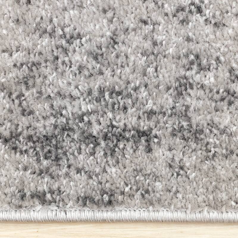 Ellis Collection - Geometric Modern Grey Black Area Rug