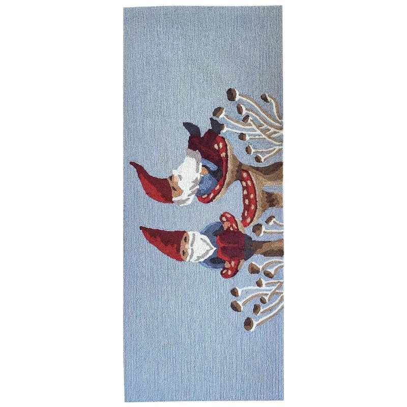 Liora Manne Frontporch Welcome Gnome Indoor/Outdoor Rug