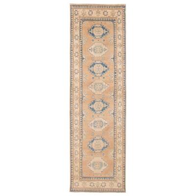 ECARPETGALLERY Hand-knotted Finest Ghazni Copper Wool Rug - 2'8 x 9'4