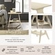 preview thumbnail 30 of 38, Roundhill Furniture Arona Mid-Century Modern Wood 3-Piece Coffee Table Set
