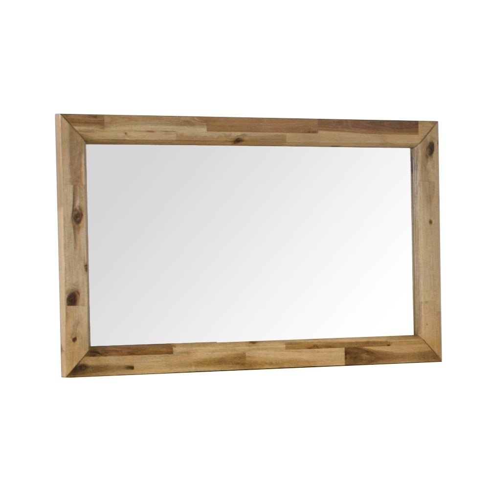Modrest Sala Modern Light Wood Mirror - Brown