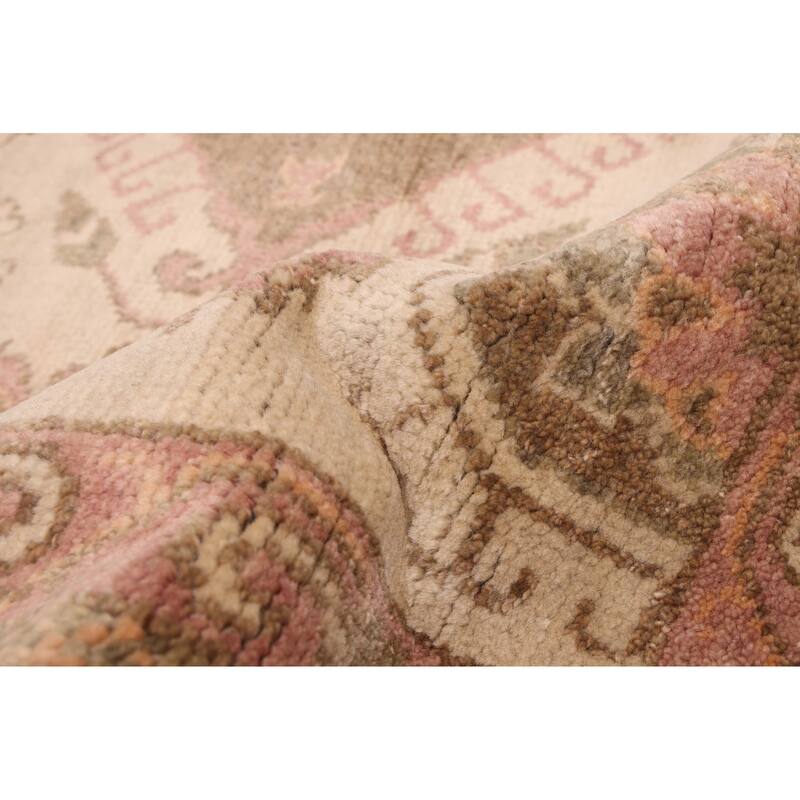 ECARPETGALLERY Hand-knotted Jules Serapi Light Khaki Wool Rug - 8'3 x 10'3