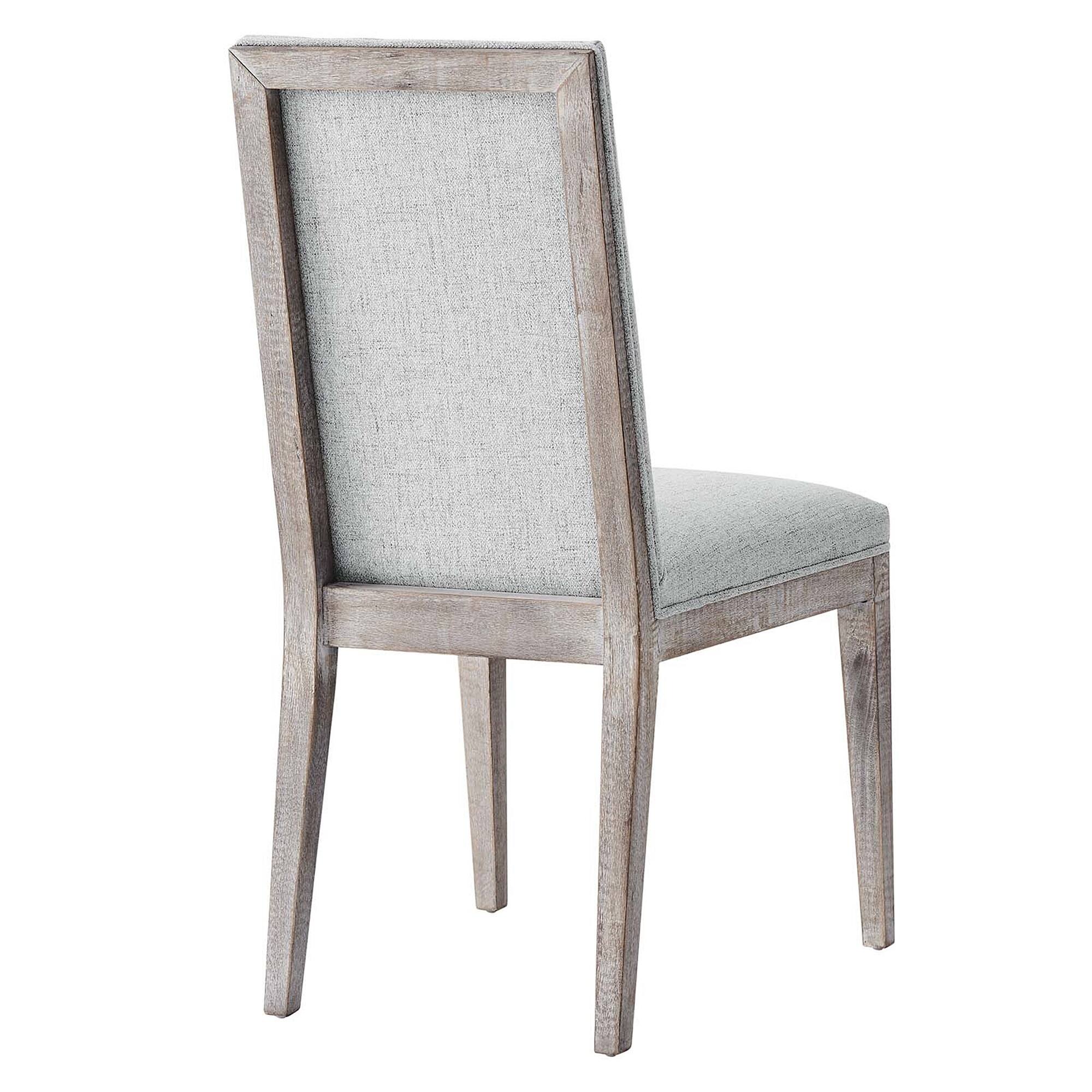 Ridge French Rustic Style Light Grey Fabric Upholstered Channel Tufted