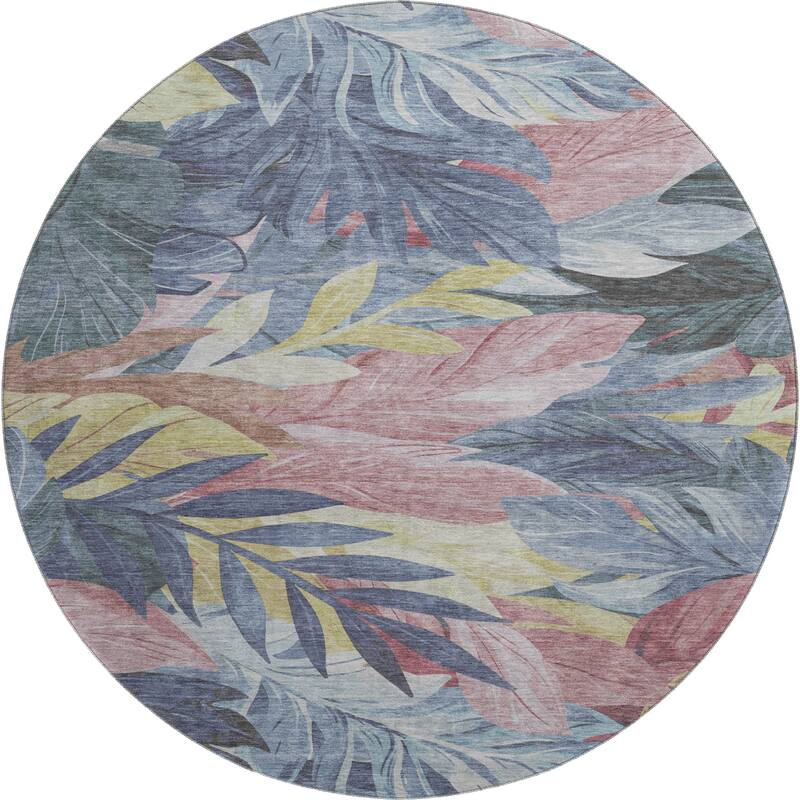 Premium Washable Super Soft Tropical Floral Mayfield Rug