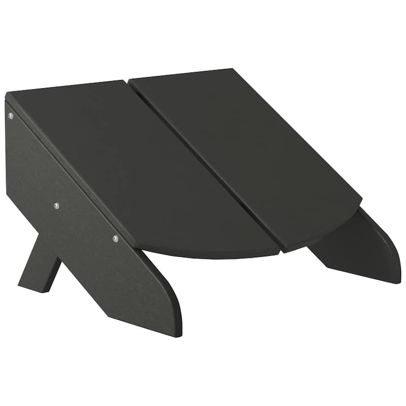 Coastin Modern Poly Ottoman - Gray