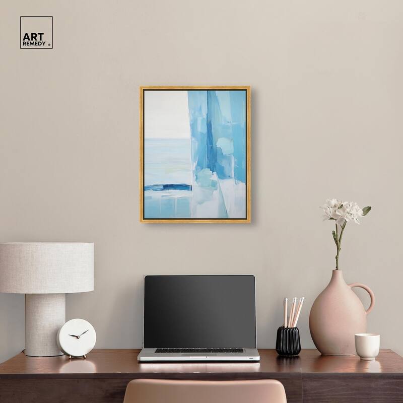 Seraphic Blues I Canvas by Art Remedy