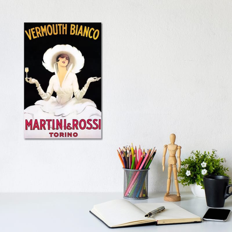 iCanvas "Vermouth Bianco" by Vintage Apple Collection Canvas Print - 12x8x0.75