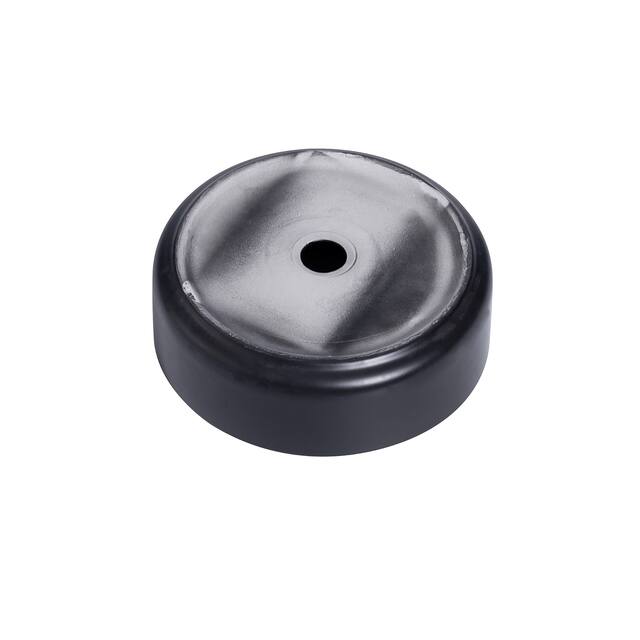 Altair 14 x 14 in. Round Black Finish Ceramic Vessel Bathroom Vanity Sink