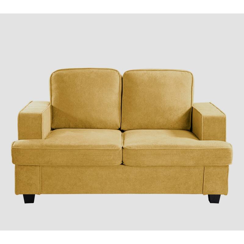 Modern Velvet Loveseat