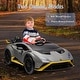 preview thumbnail 11 of 26, Lamborghini children's electric four-wheel four-wheel drive with remote baby seating toy car