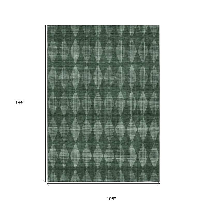 HomeRoots Geometric Transitional Rectangle Outdoor Rug