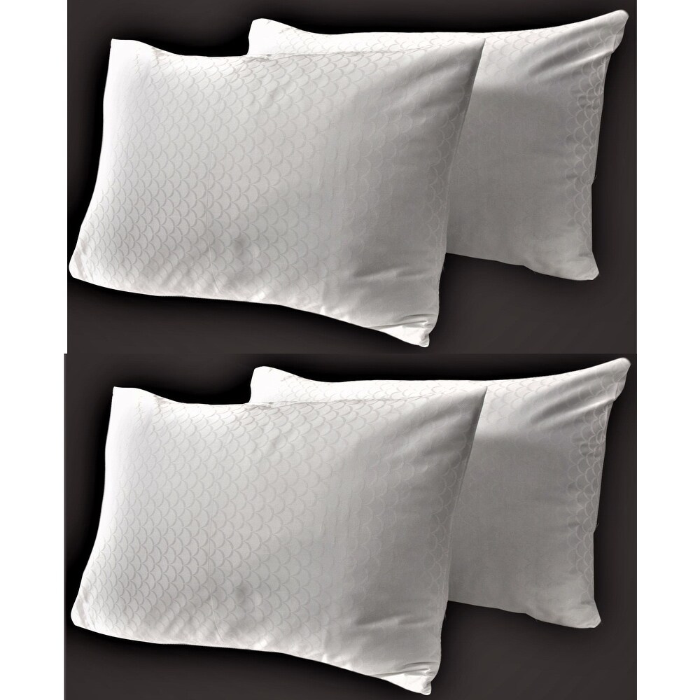 12"x16" Pack of 2 Pillow Cases 100% Giza Egyptian Cotton Ivory Travel Size/ 