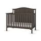 preview thumbnail 9 of 22, Forever Eclectic Hampton Arch Top 4-in-1 Convertible Crib Dapper Gray