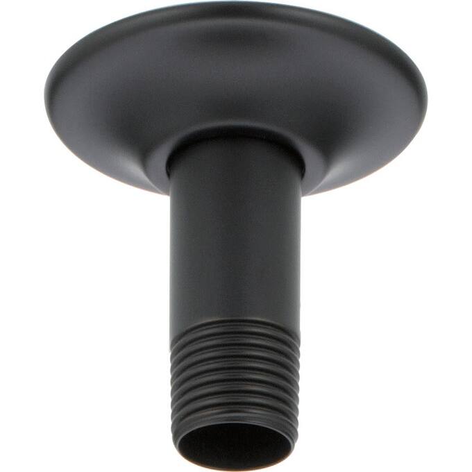 Delta 3" Ceiling Mounted Shower Arm and Shower Arm Flange - Matte Black