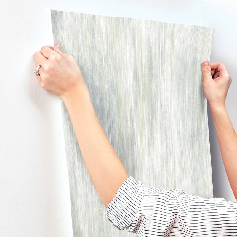 A-Street Prints Elysian Sage Ikat Wallpaper