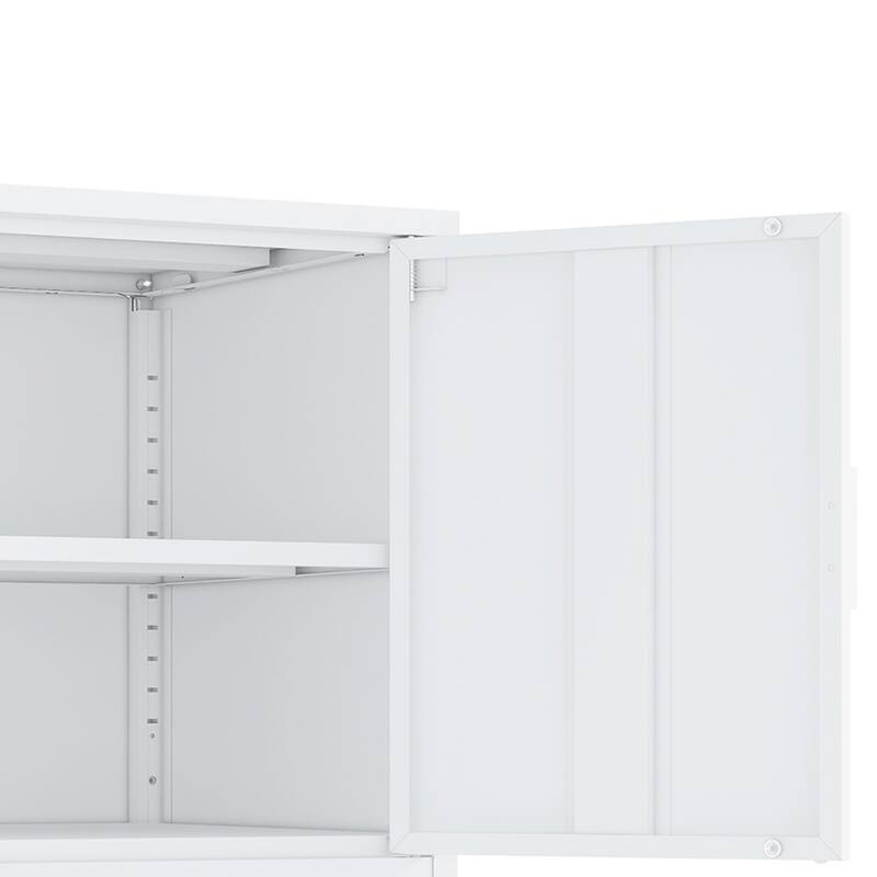 Manhattan Comfort Ava 24" Metal Accent Cabinet