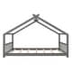 preview thumbnail 21 of 43, Modern Style House Bed Wood Bed, Fun and Adorable Space, Suitable for Kids