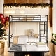 preview thumbnail 14 of 36, Full Xl Over Queen Metal Bunk Bed With Trundle, Easy Assembly