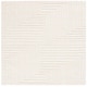 preview thumbnail 3 of 10, SAFAVIEH Handmade Ebony Margareth Modern Wool Rug 6' Square - Ivory - Square
