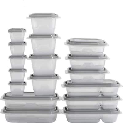 34-Piece Food Storage Containers (Set of 17)