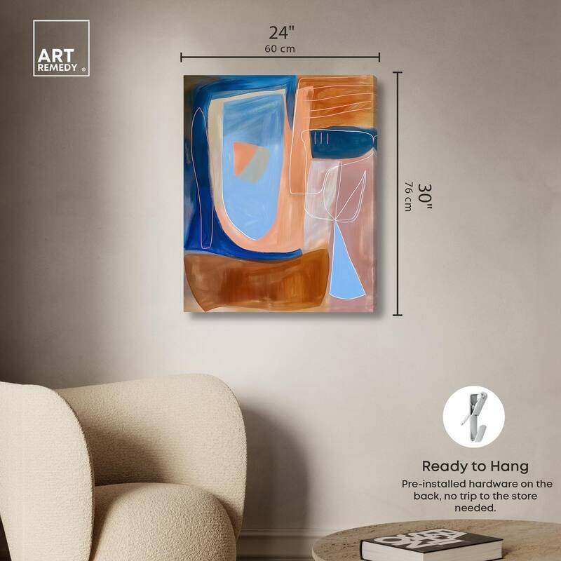 An Abstract Oil II Canvas by Art Remedy, Gallery Wrapped