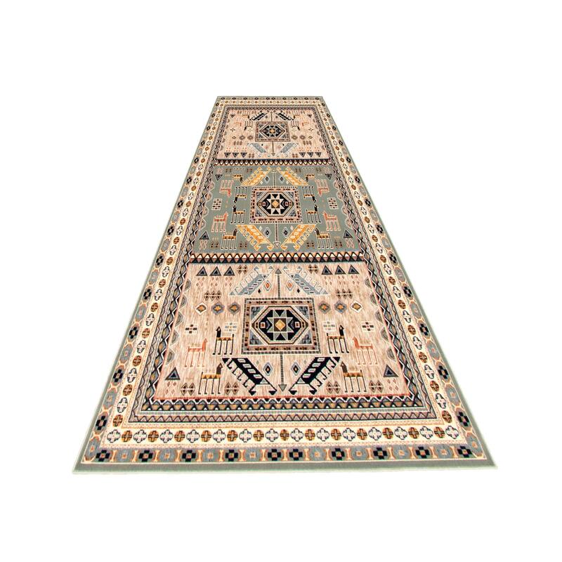 ECARPETGALLERY Qashqai Southwestern Rug