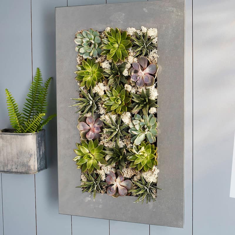 Carson Carrington Tasback Galvanized Steel/ Zinc Succulent Planter