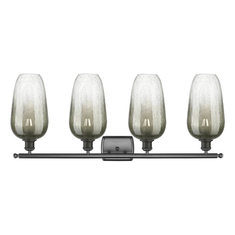 Innovations Lighting Endless Possibilities Ballston - Brookhaven Flute - 4 Light 37" Bath Vanity Light