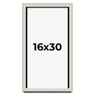 16x30 Inch Frame Example 16x30 Shadow Box Frame Silver Real Wood Contemporary Shadowbox Display ...