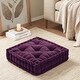 preview thumbnail 26 of 32, Intelligent Designs Charvi Chenille Square Floor Pillow