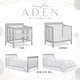 preview thumbnail 7 of 6, Dream On Me Aden Convertible 4-in-1 Mini Crib