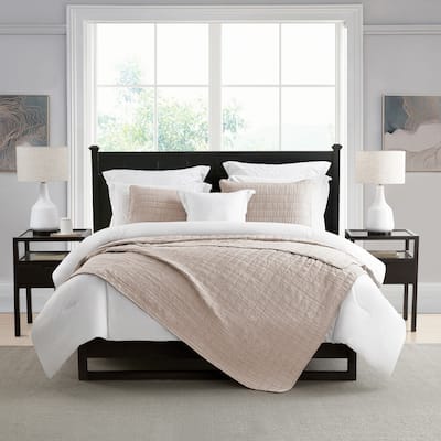 Swift Home Crinkle Enzyme Wash Oversized Coverlet/Bedspread Quilt Sets