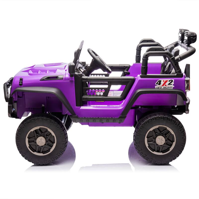 24V Ride-On Truck for Kids with Dual 200W Motors, Remote Control, Bluetooth & LED Lights