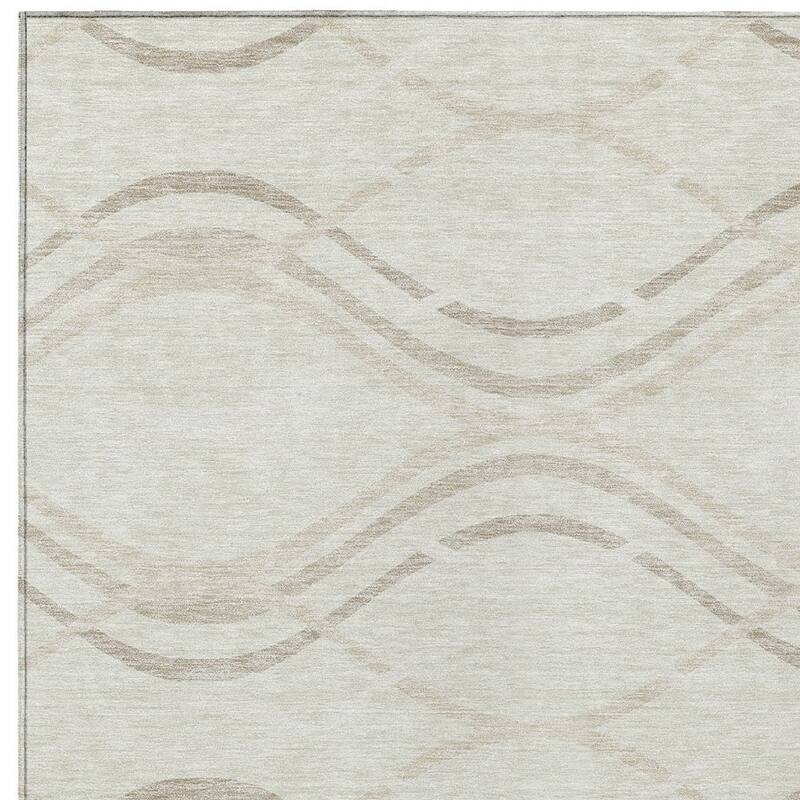 HomeRoots Abstract Transitional Rectangle Outdoor Rug