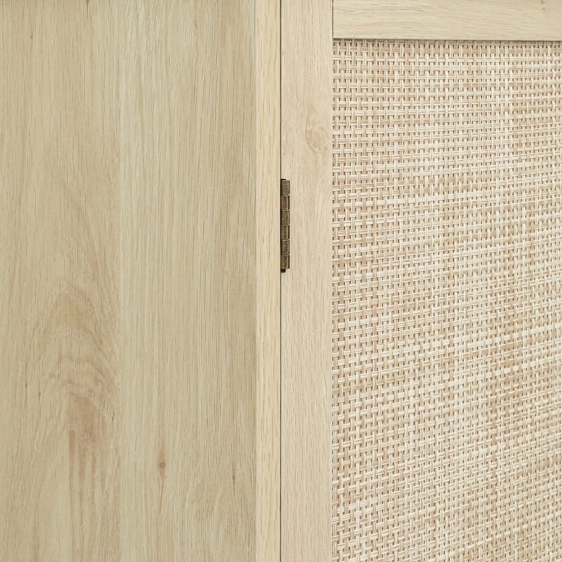 4 Door Cabinet with 1 Drawer with 4 Adjustable Inner Shelves
