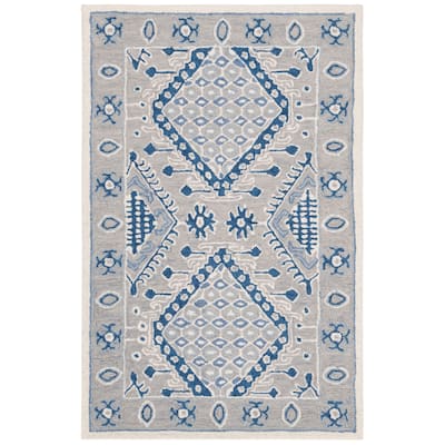 SAFAVIEH Handmade Micro-Loop Anouschka Wool Rug