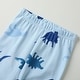 preview thumbnail 5 of 3, 100% Organic Cotton Toddler 2 Piece Pajama Set - Blue Dinosaur