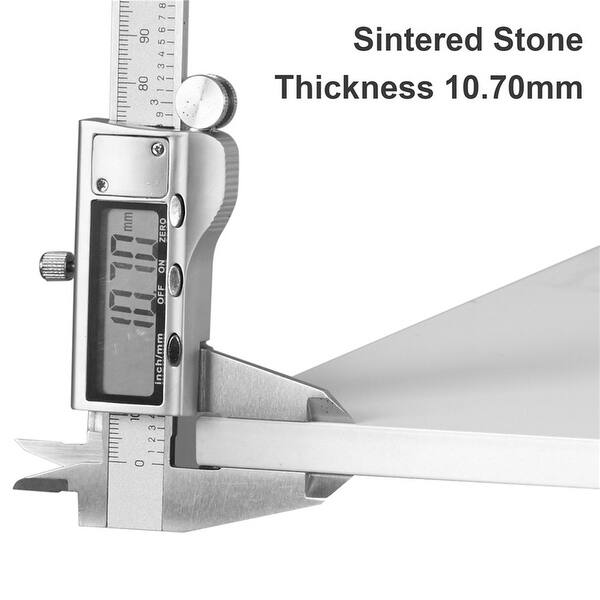 dimension image slide 1 of 2, 47'' Extended Entry Console Rock Slab Bar Table Light Luxury Tall Table