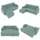 preview thumbnail 7 of 18, 82'' Wide Sectional Couch Pull-Out Sofa Bed with Storage Chaise