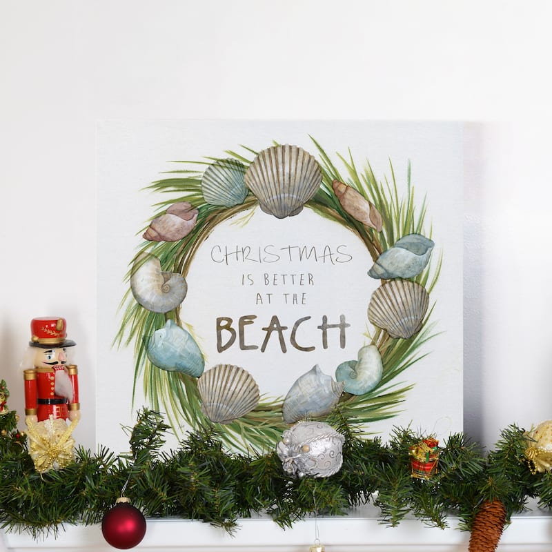 Better at the Beach-Premium Gallery Wrapped Canvas - Ready to Hang